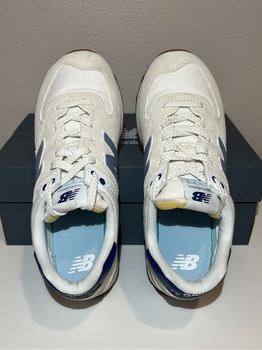 New Balance Classics 574 - Linen/Indigo